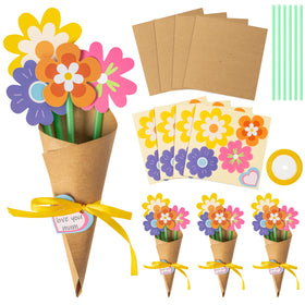 BeYumi Flower Bouquet Craft Kit packaged for easy gifting or classroom use