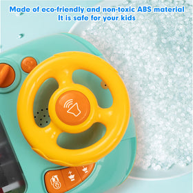 Beacron steering wheel toy made of safe ABS material for durability