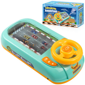 Beacron steering wheel toy showing left and right turn for active play