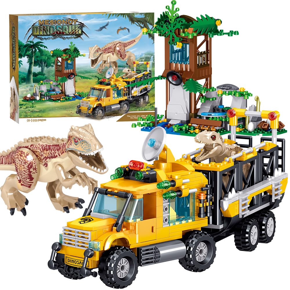 Beamryx 546pcs dinosaurs blocks assembly promotes creativity and hands-on learning