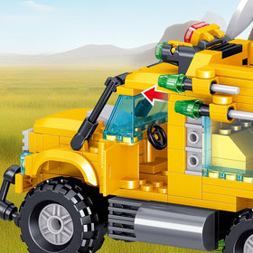 Beamryx large dinosaur research truck supports dynamic pretend play