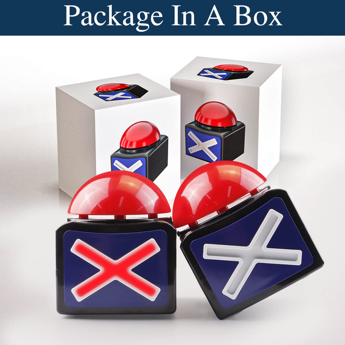 Bean LIEVE classroom-ready buzzers encourage participation and quick responses.