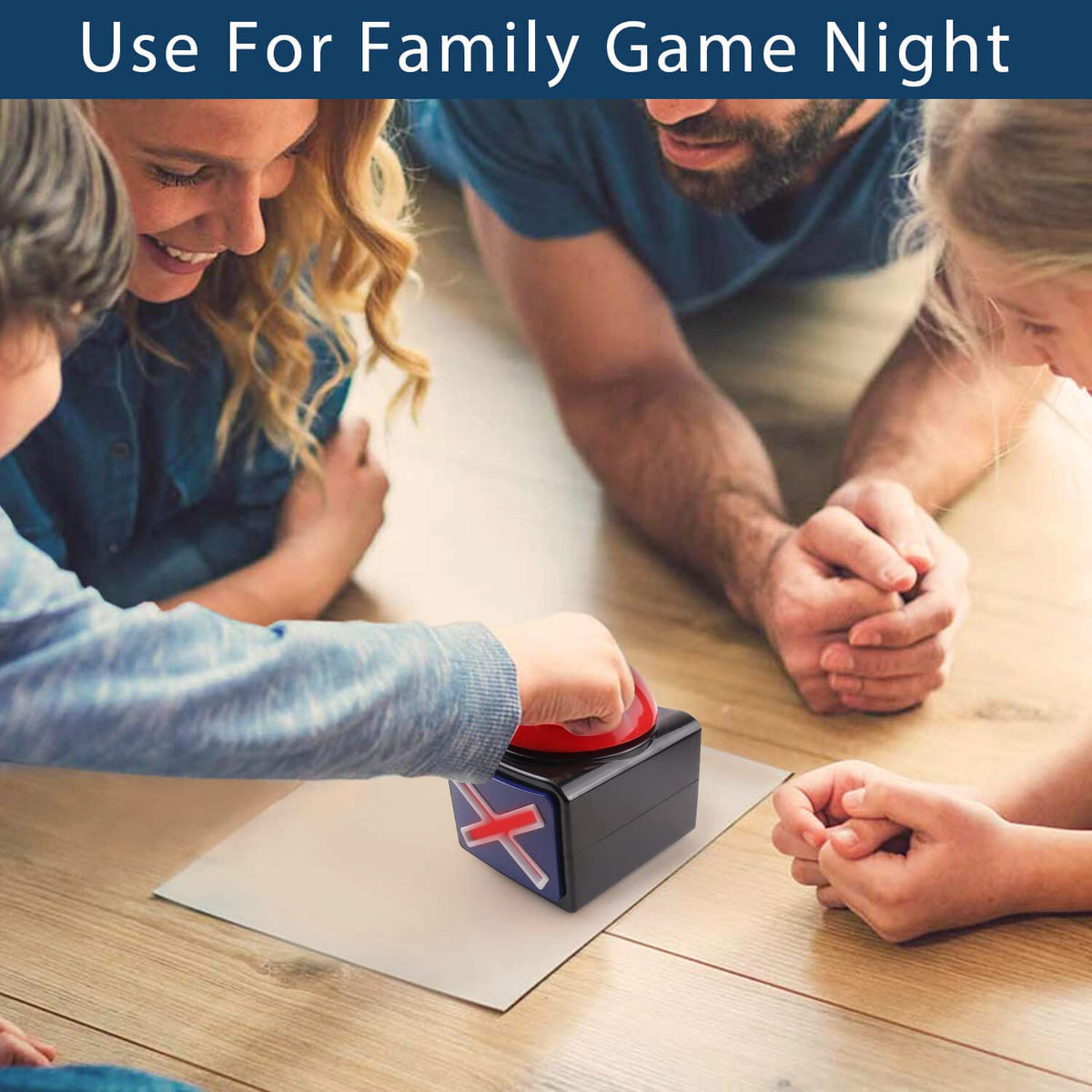 Bean LIEVE buzzers are easy to carry for portable game nights.