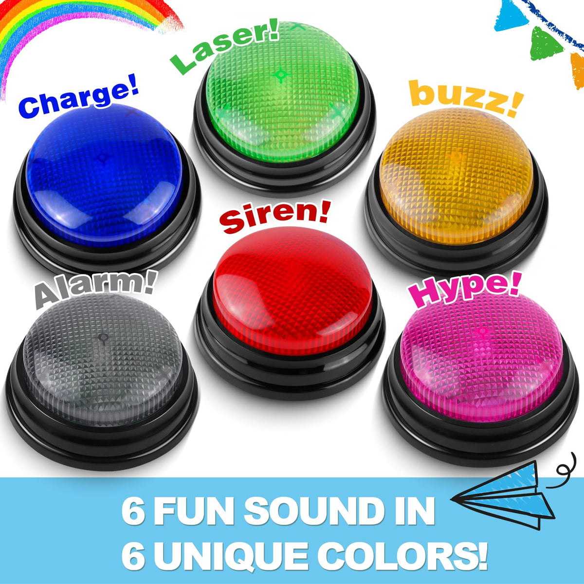 BEAN LIEVE buzzers with green button compact and easy to carry for on-the-go quizzes.