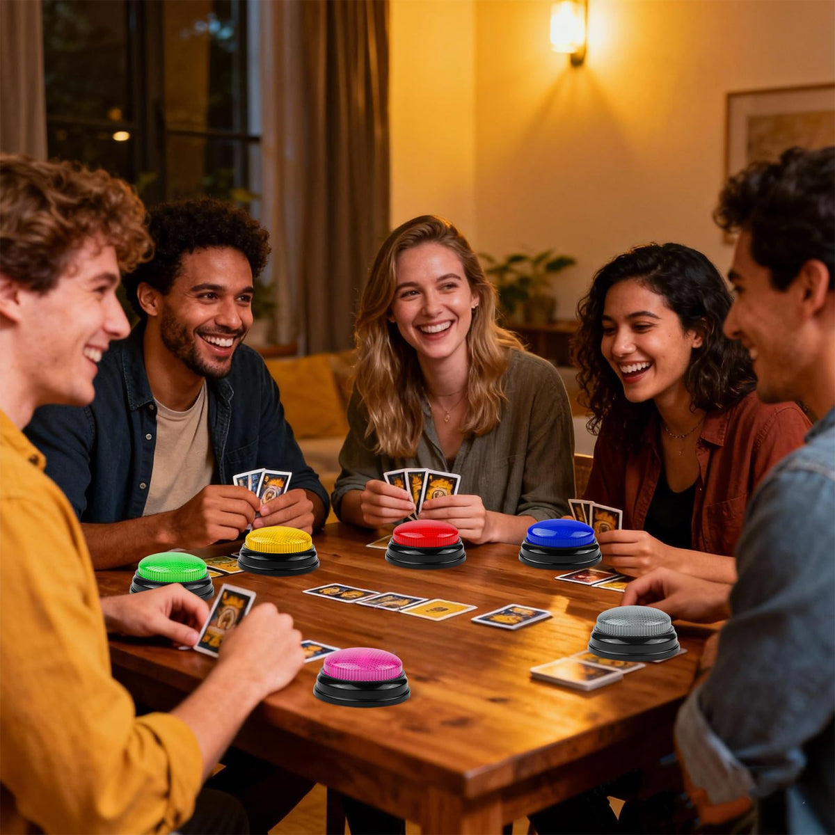 BEAN LIEVE buzzers LED signals and built-in sound enhance game feedback.