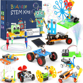 BeAndge 11-Set STEM Kit cover inviting curious kids to explore physics and engineering