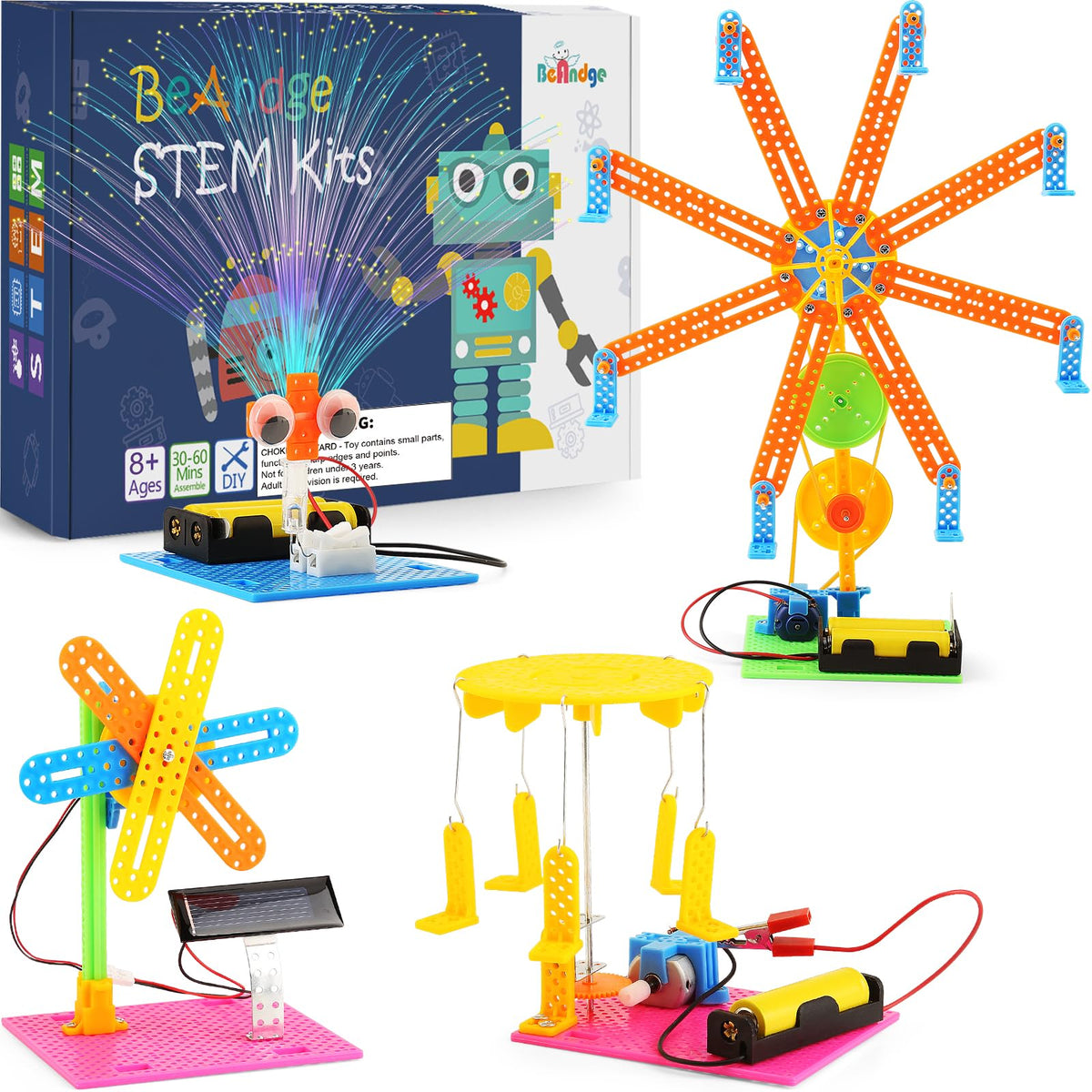 BeAndge 4-in-1 engineering ferris wheel demonstrates hands-on learning