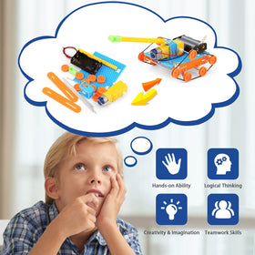 BeAndge robot-building components for hands-on engineering play
