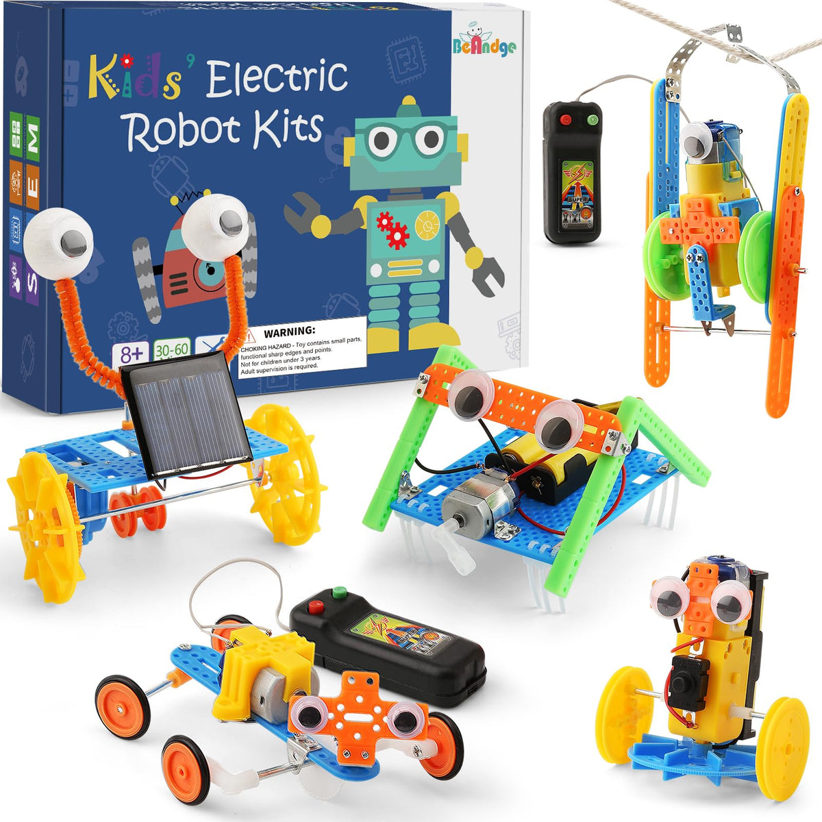 BeAndge rope-climbing robot for engaging hands-on STEM exploration.