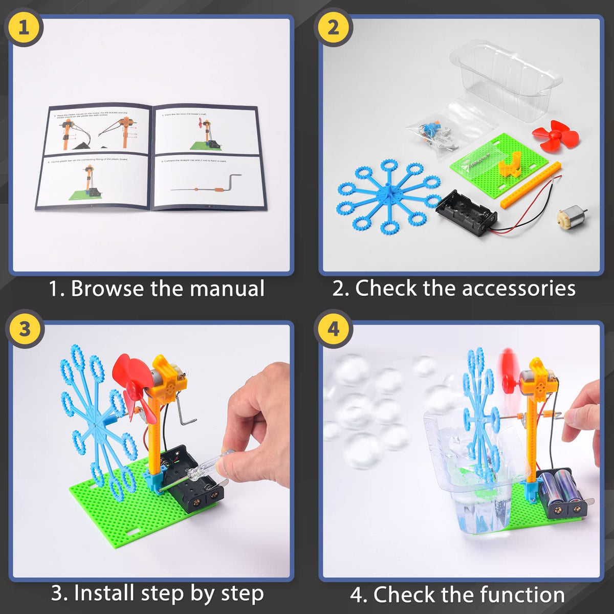 BeAndge STEM Kit kid building activity sparks curiosity and creativity.