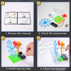 BeAndge STEM Kit kid building activity sparks curiosity and creativity.