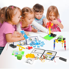 BeAndge STEM Kit components and screwdriver support easy, safe assembly.