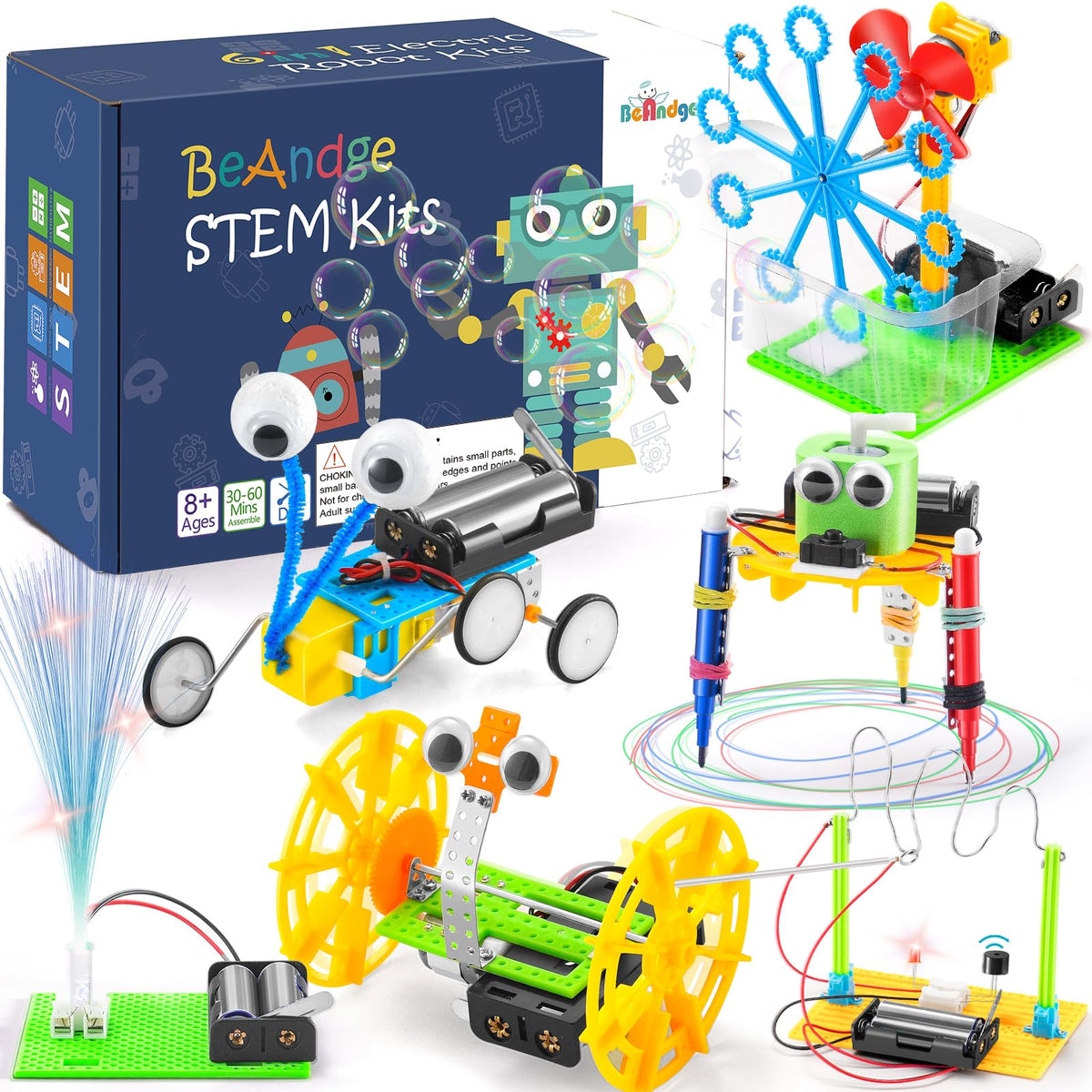 BeAndge STEM Kit reptile robot showcases hands-on learning and exploration.