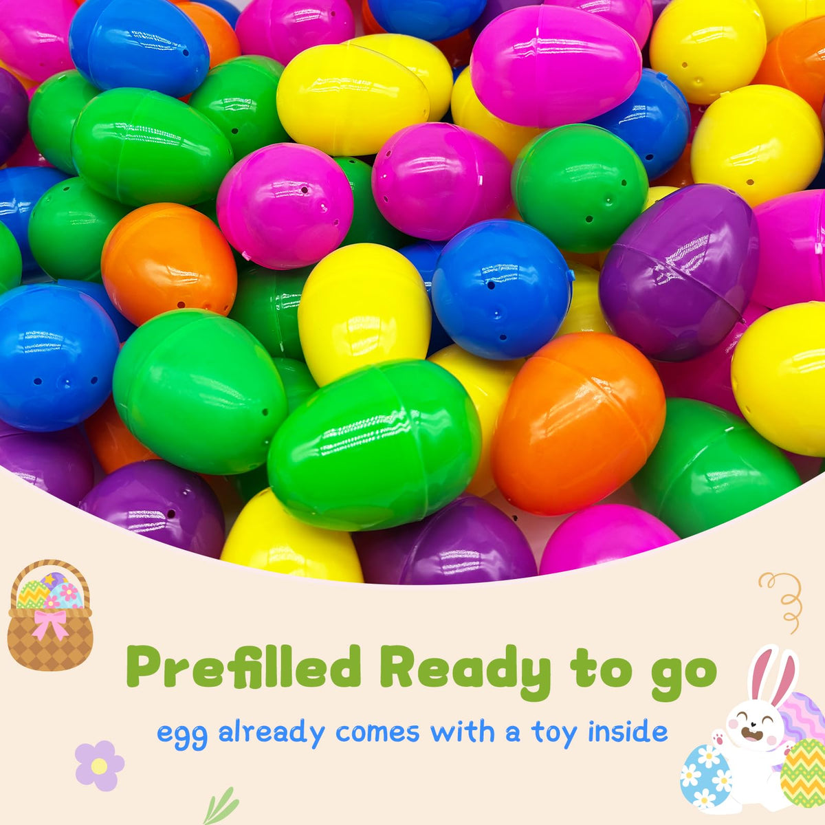 Beanumerous eggs use non-toxic material for safe play.
