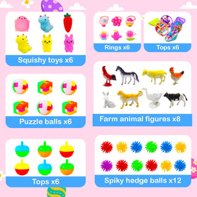 Beanumerous eggs work as party favors and classroom prizes.
