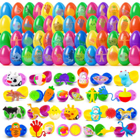 Beanumerous Easter eggs pre-filled with 120 toys for effortless egg hunts.