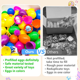 Beanumerous Easter eggs reveal kid-safe toys inside for playful discovery.