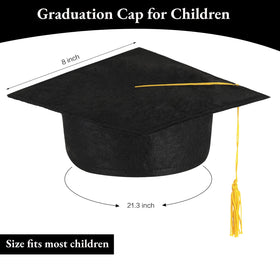 BeapTcely 20 cm square cap plate, kids' graduation prop