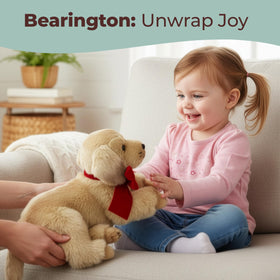 Bearington Baxter cuddly companion in a playtime scene for imaginative fun.