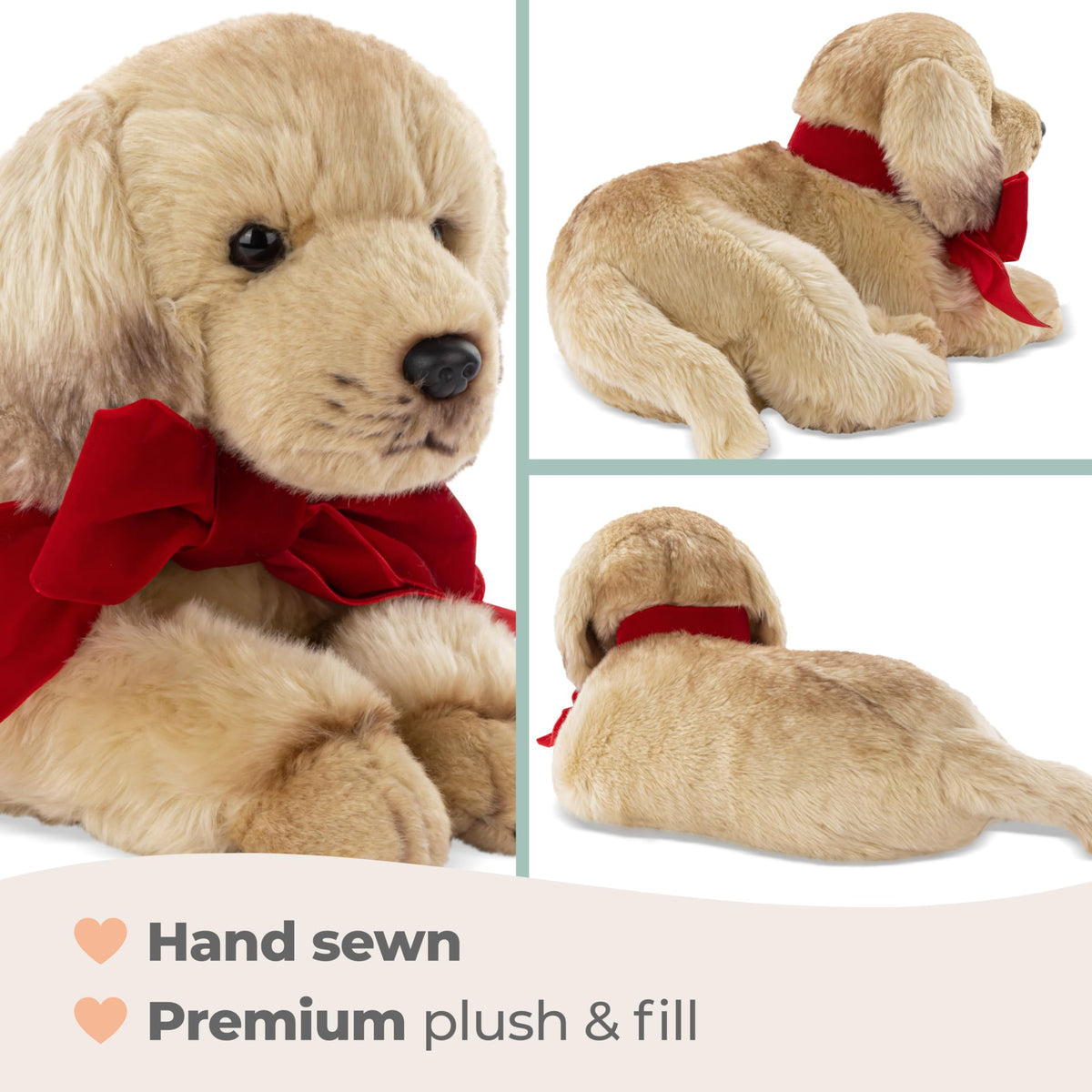Bearington Baxter gift ready stuffed toy, ready for birthdays and holidays.