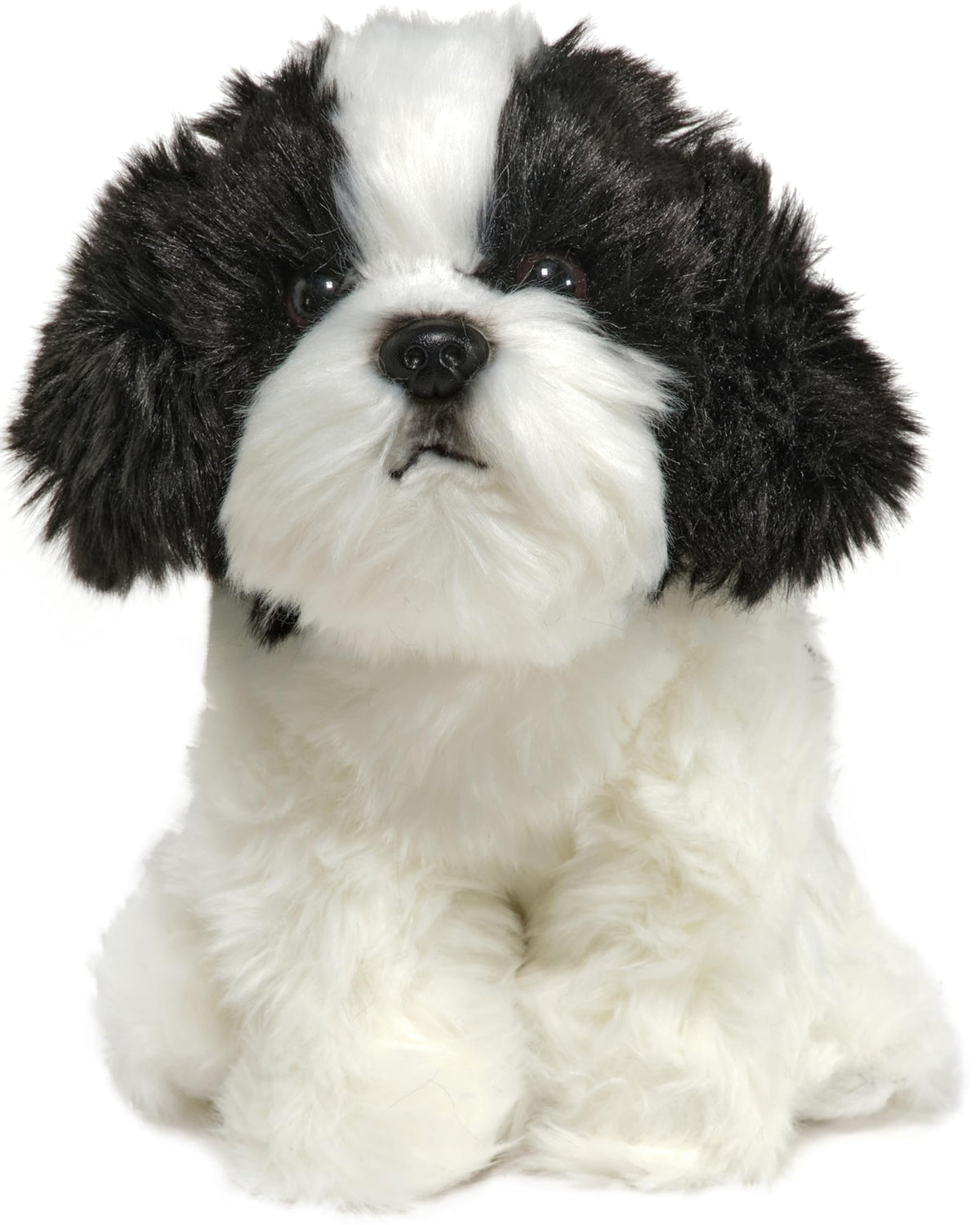 Bearington Butch 11in Shih Tzu plush face detail for lifelike charm