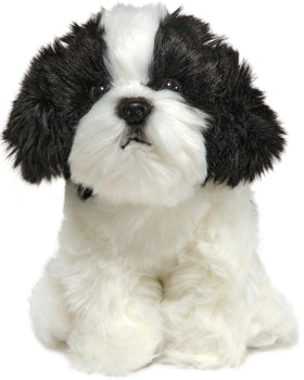 Bearington Butch 11in Shih Tzu plush face detail for lifelike charm
