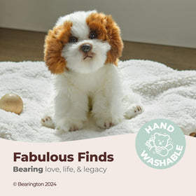 Barkston Shih Tzu plush close-up face emphasizing soft texture and friendly expression