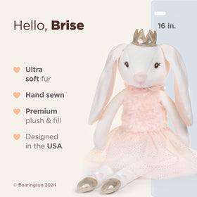 Bearington Collection soft plush fur closeup highlighting premium materials for comforting hugs