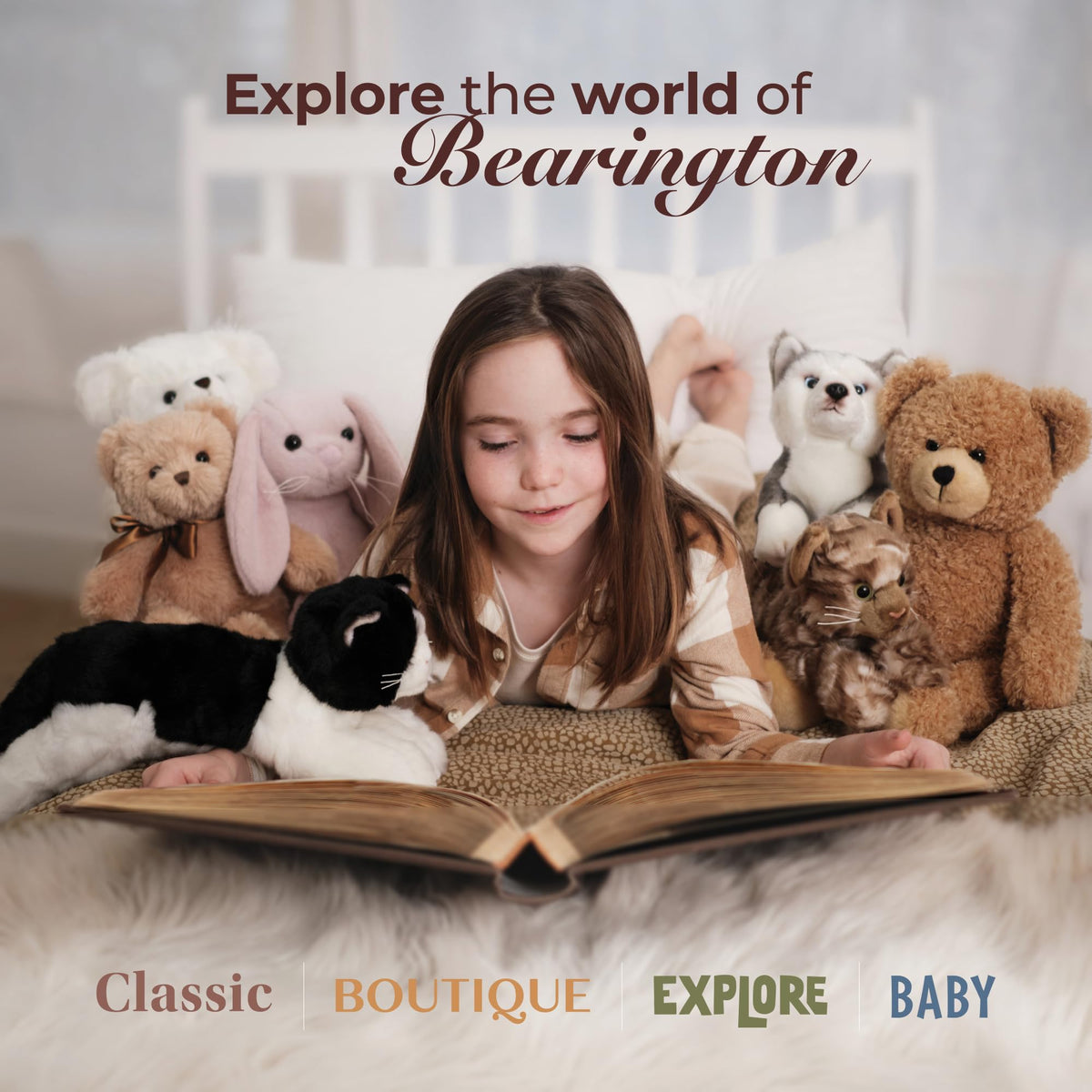 Bearington Pal plush toy provides soft, durable companion for kids.