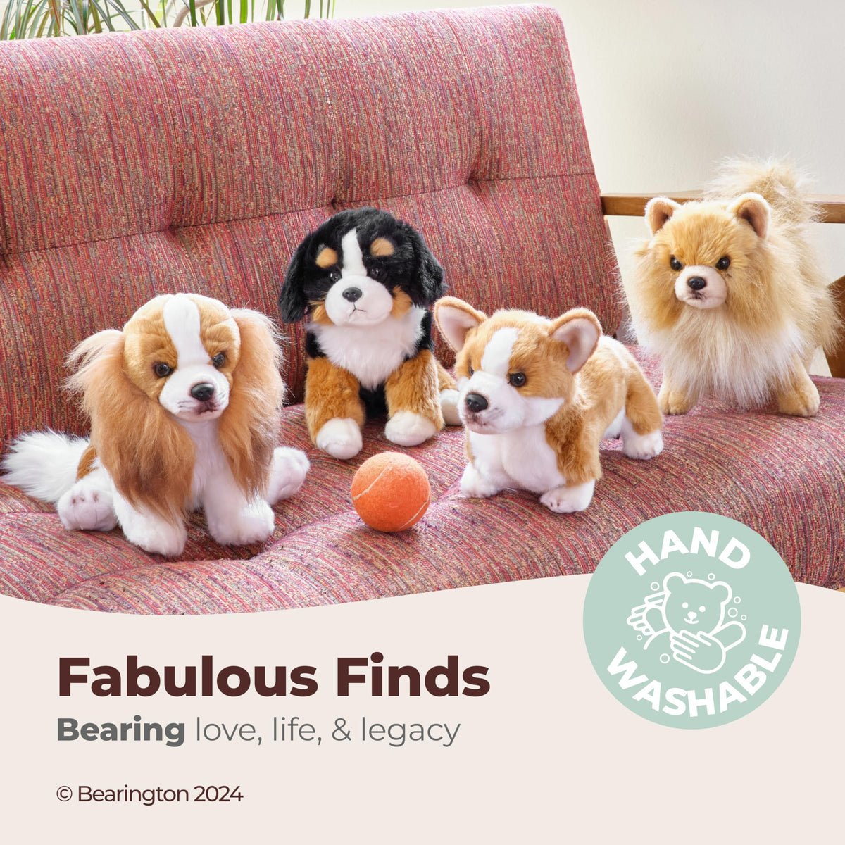 Rudy the Pomeranian plush makes a thoughtful gift, creating lasting childhood keepsakes.