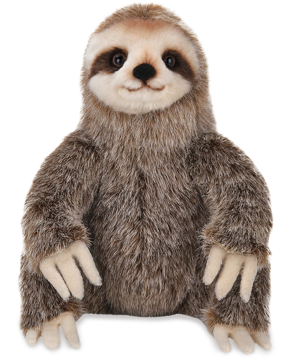 Bearington Simon sloth face detail shows a lifelike expression for cuddling