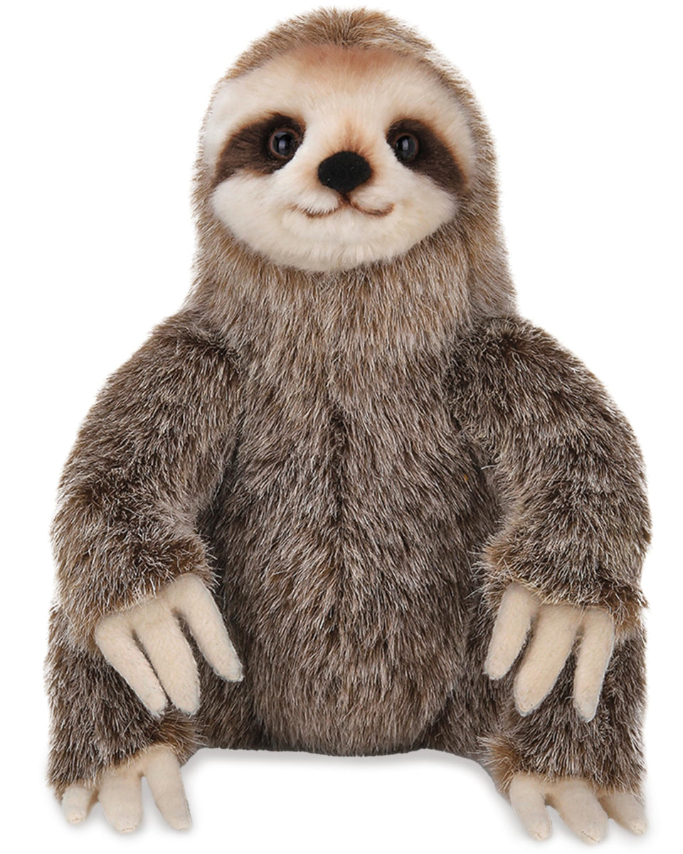Bearington Simon sloth face detail shows a lifelike expression for cuddling