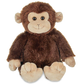 Bearington Swings Monkey face plush for cuddles and imaginative play.