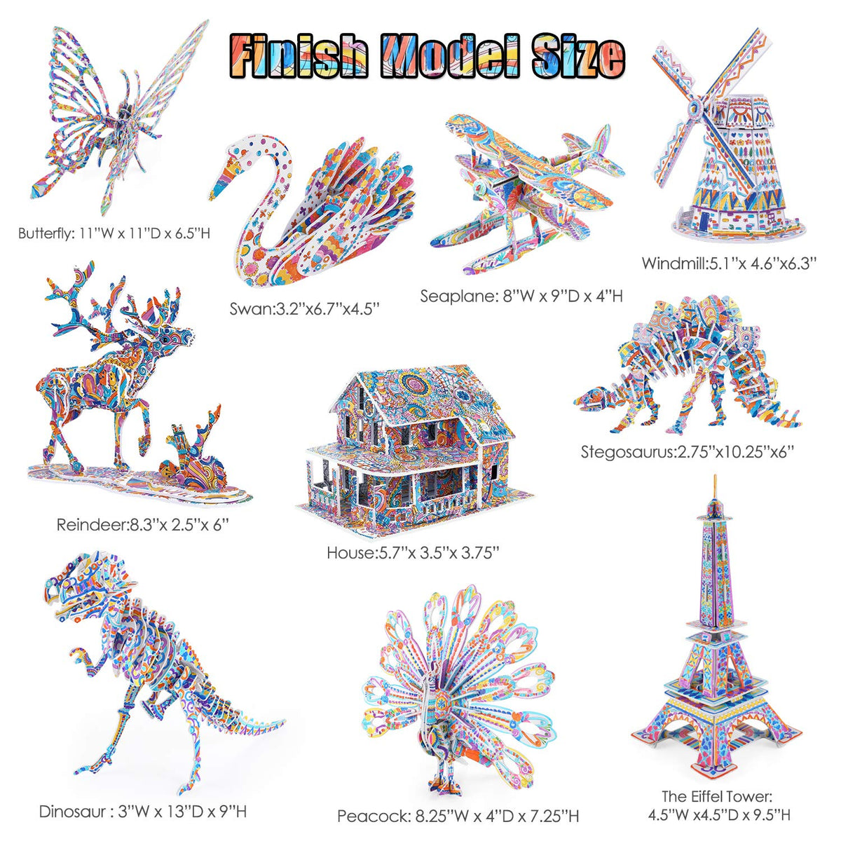 BEARUN 3D Eiffel Tower model sparks STEM-friendly art play
