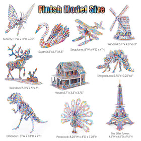 BEARUN 3D Eiffel Tower model sparks STEM-friendly art play