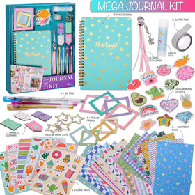 BEARUN DIY Journal Kit pages showing colorful journaling space