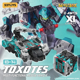 Ages 15+ with small parts caution for IB-14 Toxotes.