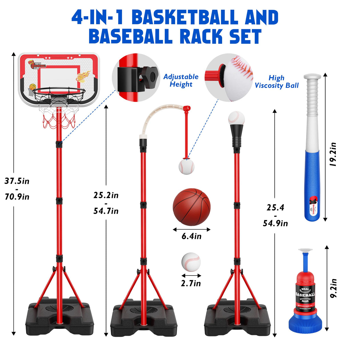 Beauwow hanging baseball hoop as a new hitting target.