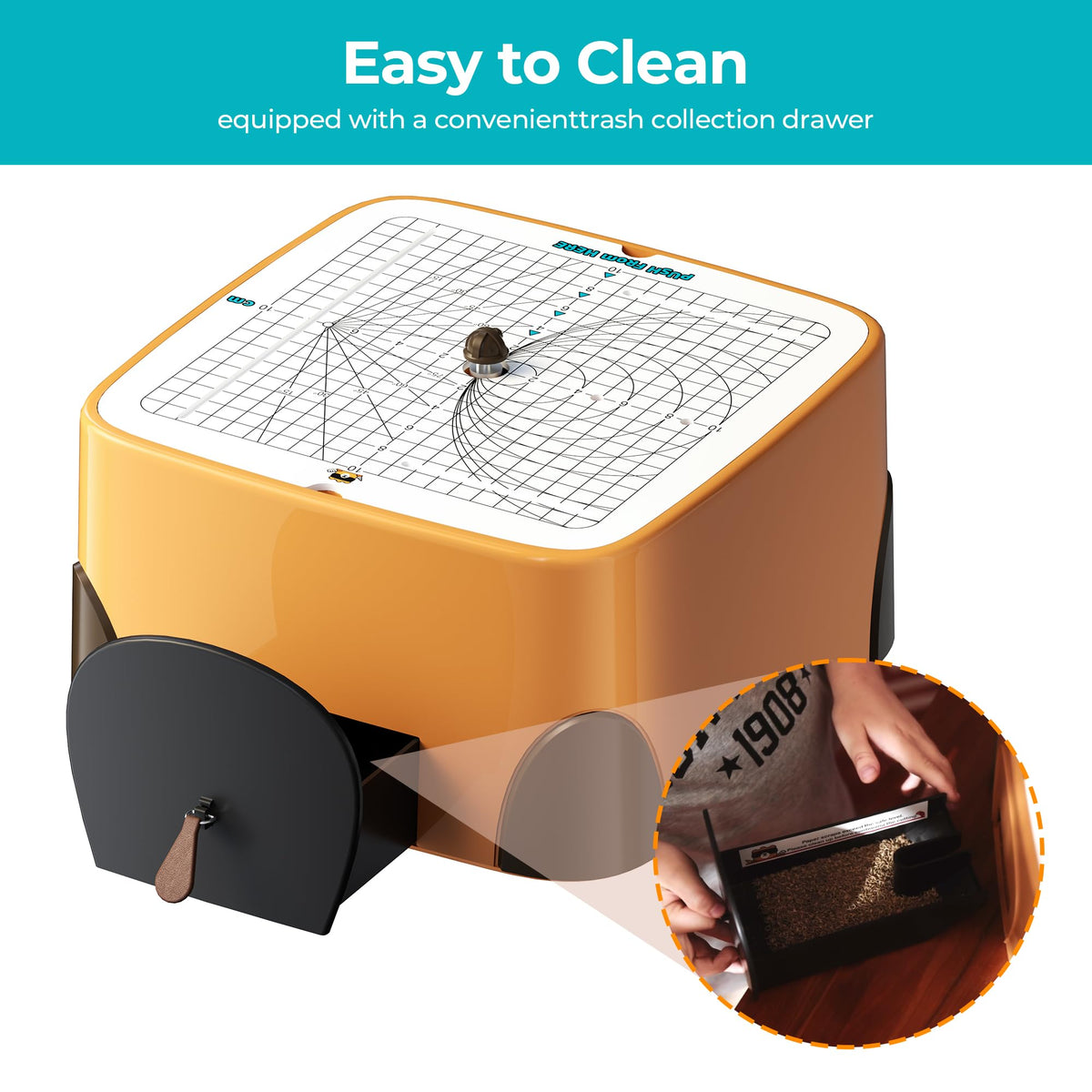 BEAVERBOT Cardboard Cutter in action during hands-on craft session.