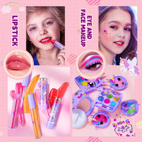 Beayuck lipstick tube and brushes for gentle, washable play