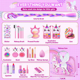 Beayuck pink storage carry case, keeps cosmetics organized and mess-free.