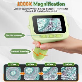BEBANG microscope includes 32GB storage for thousands of photos and videos