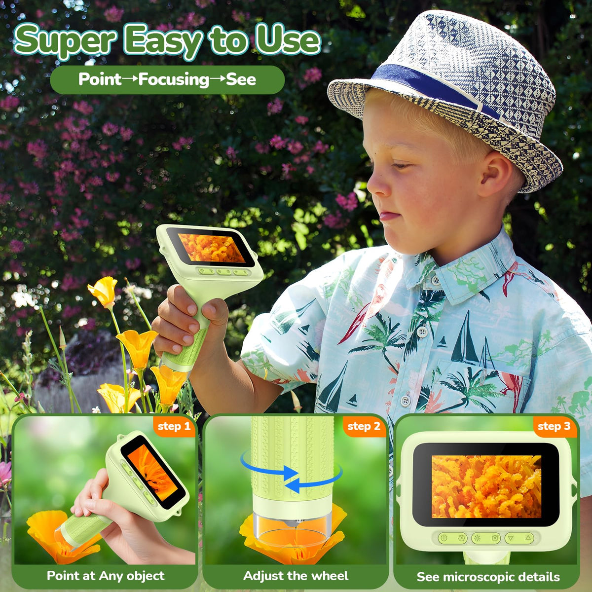 BEBANG portable STEM explorer with detachable lanyard for hands-free on-the-go learning