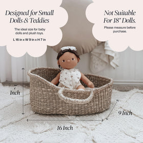 BEBE BASK luxurious cotton mattress keeps dolls snug during playtime