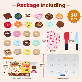 Beberolen cookie toppings add color and shape recognition during play