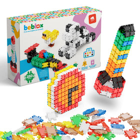 BEBLOX building tiles enable creative play and endless constructions.