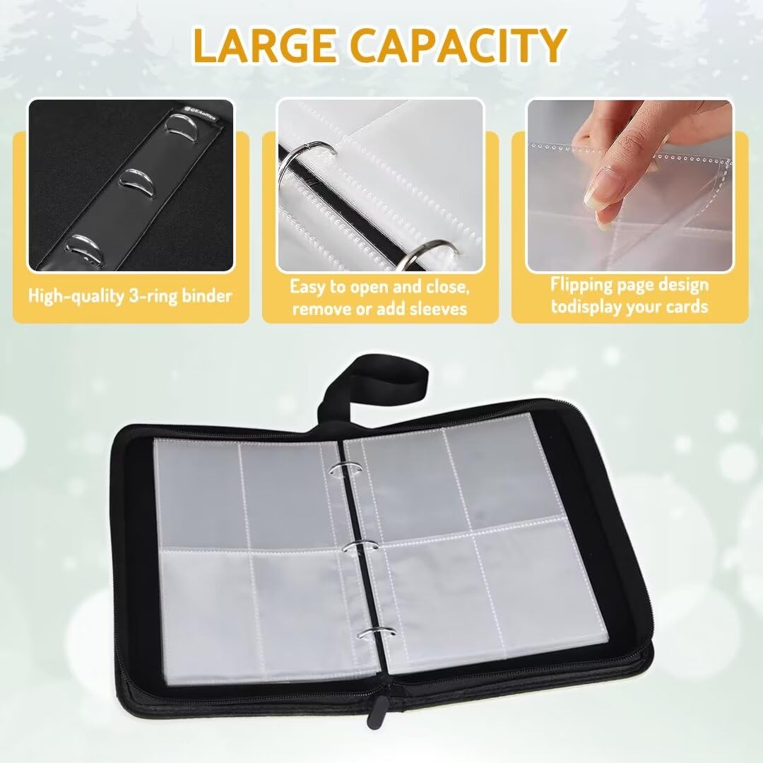 Bebomne binder featuring three metal D-rings for sturdy sheet storage