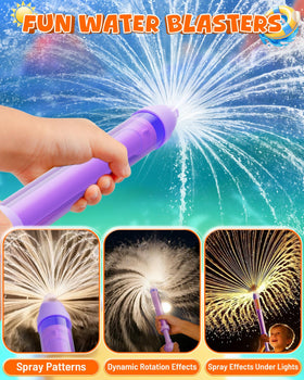 BebouToye 180ml capacity water gun supports longer outdoor fun.