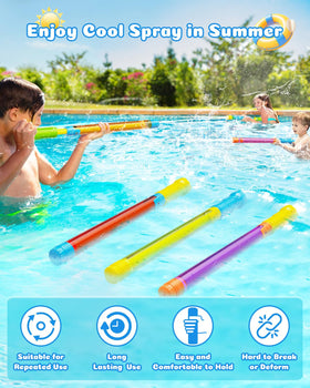 BebouToye 18-pack in six bright colors for group summer fun