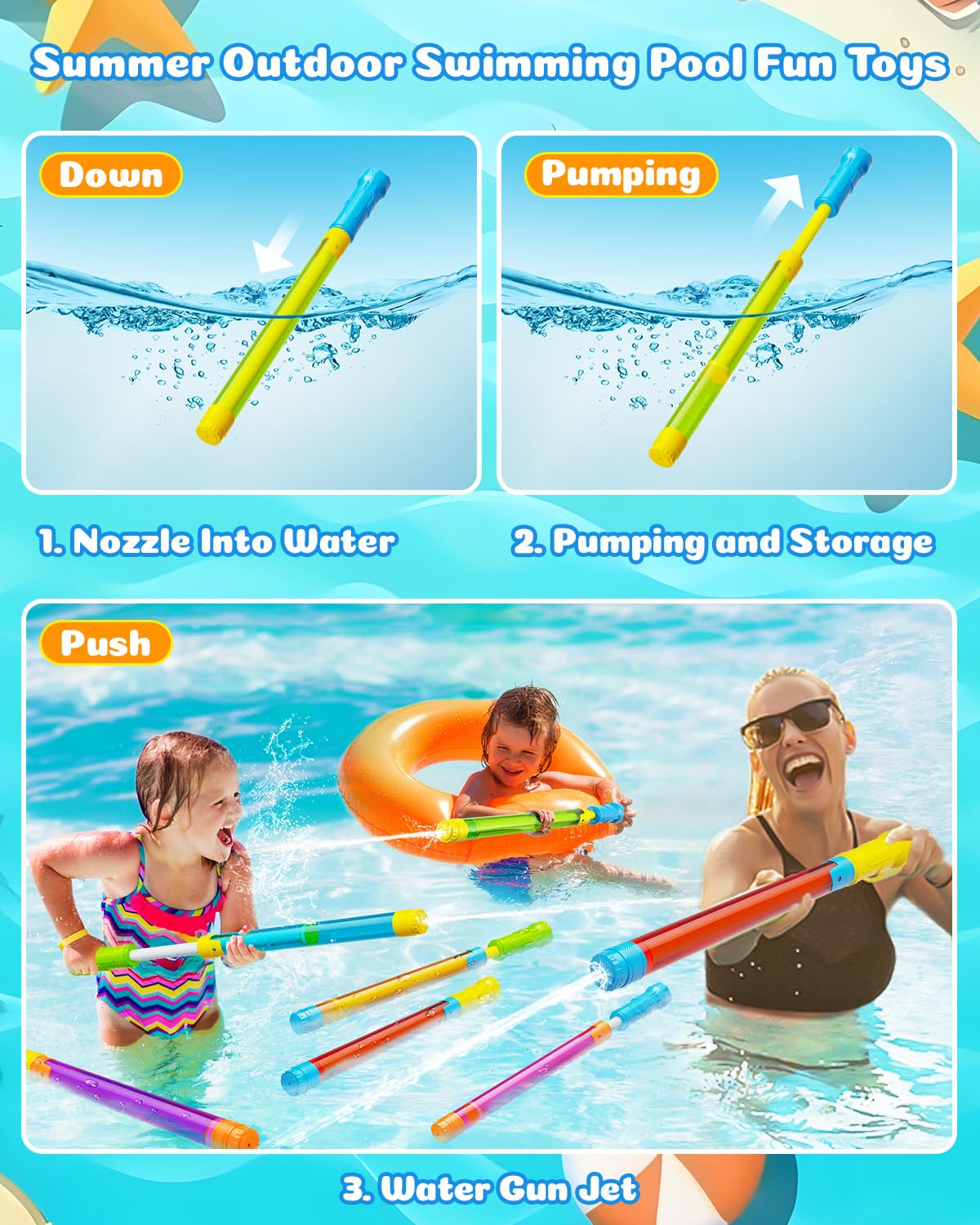 BebouToye safe and durable materials ensure reliable water play